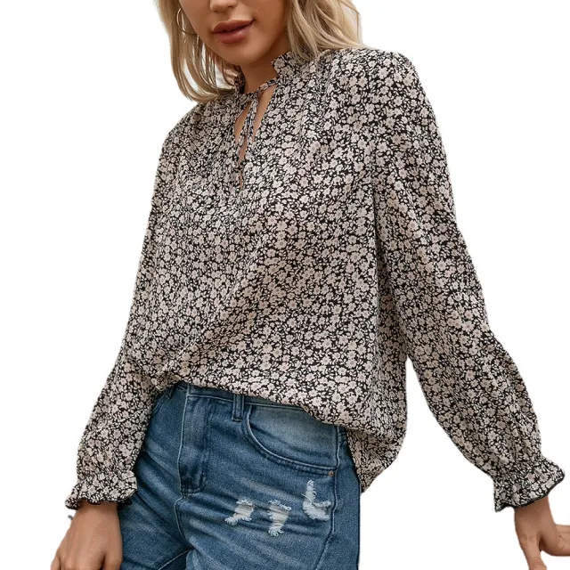 Top Trendy Fashion Casual Slim Fit Retro Women's Black - Shop at LoveMi