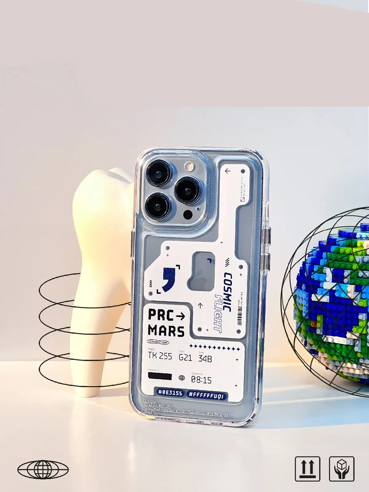 Metal Suitable For Aerospace Series High Transparent Mobile Phone Case