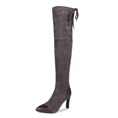 Autumn And Winter Women's Shoes Korean Style Over-the-knee Women's Boots - Khaki - View 1