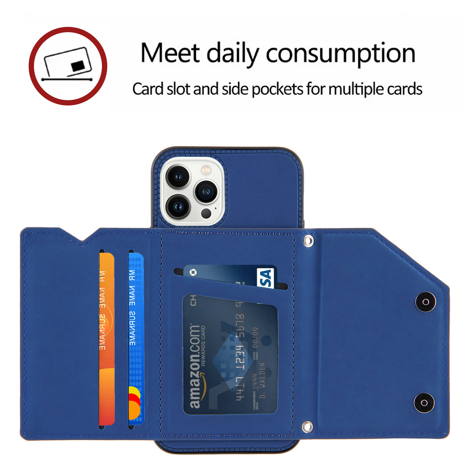 Mobile Phone Case Card Bag Slung Lanyard - Image 5