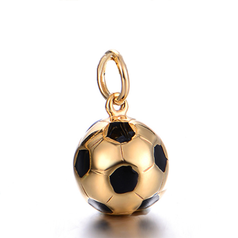 Men's World Cup Football Necklace Fashion Titanium Steel Pendant Stainless Steel