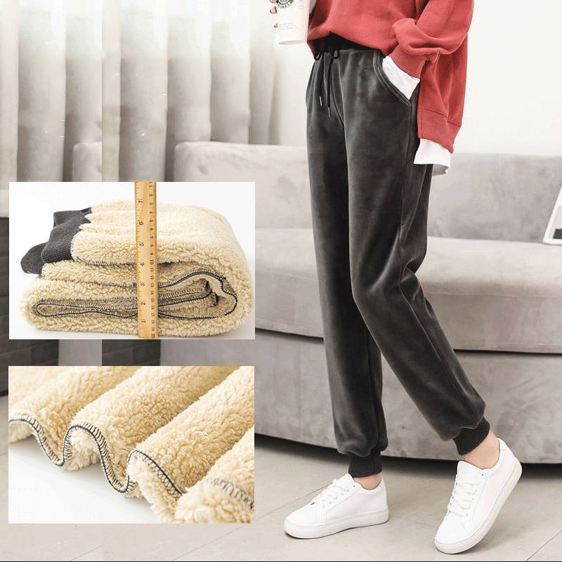 Title 4, Outer Wear Large Size Sports Pants Velvet All-M...