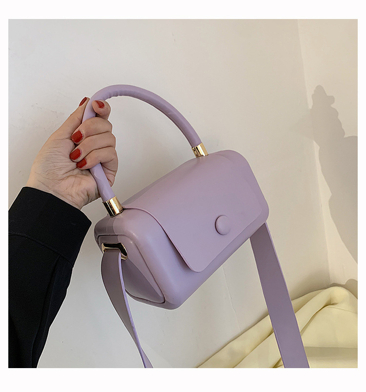 Fashion Simple Portable Small Square Bag Purple - Shop at LoveMi