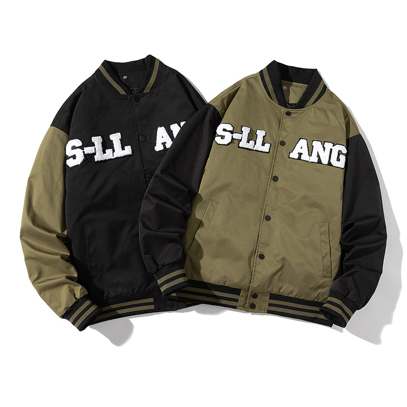 Men's Embroidered Hip Hop Jacket
