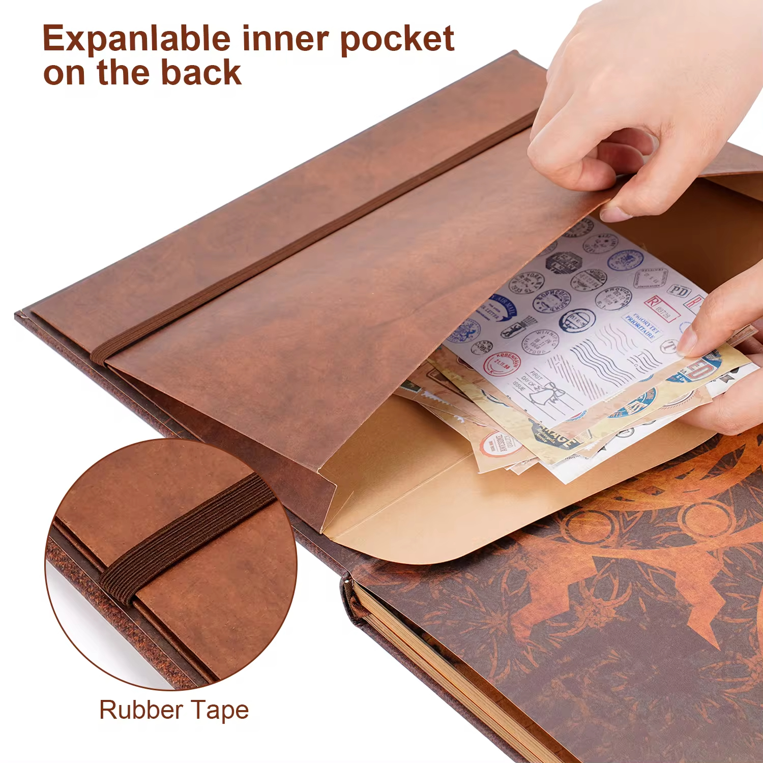 132 P Age Photo Album Our Adventure Book DIY Handmade Scrapbook Retro Album Anniversary Constellation Magic Travel Memory Gift