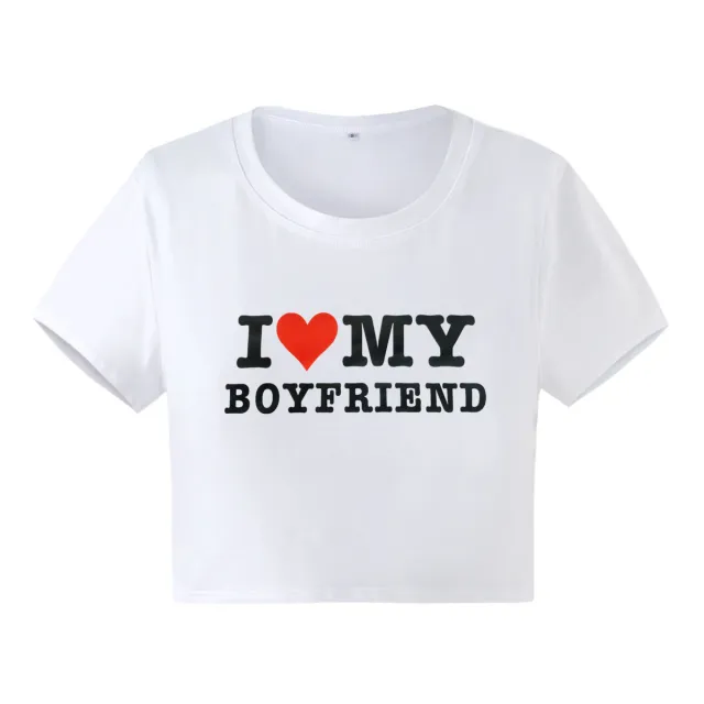 Instagram Hipster Monogram Print Short Slim fit Short Sleeve T shirt Top White - Shop at LoveMi