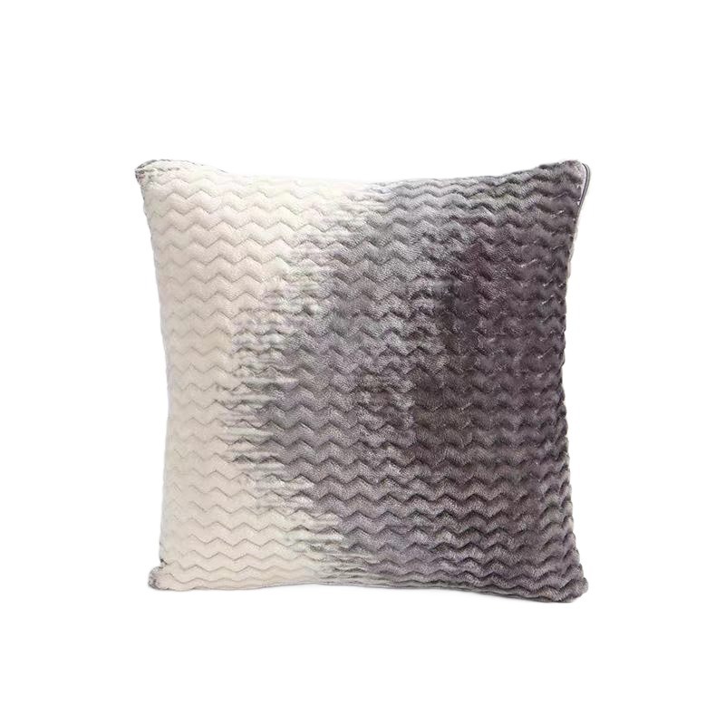Almohadón Decorativo Pelo Sintético Ombré