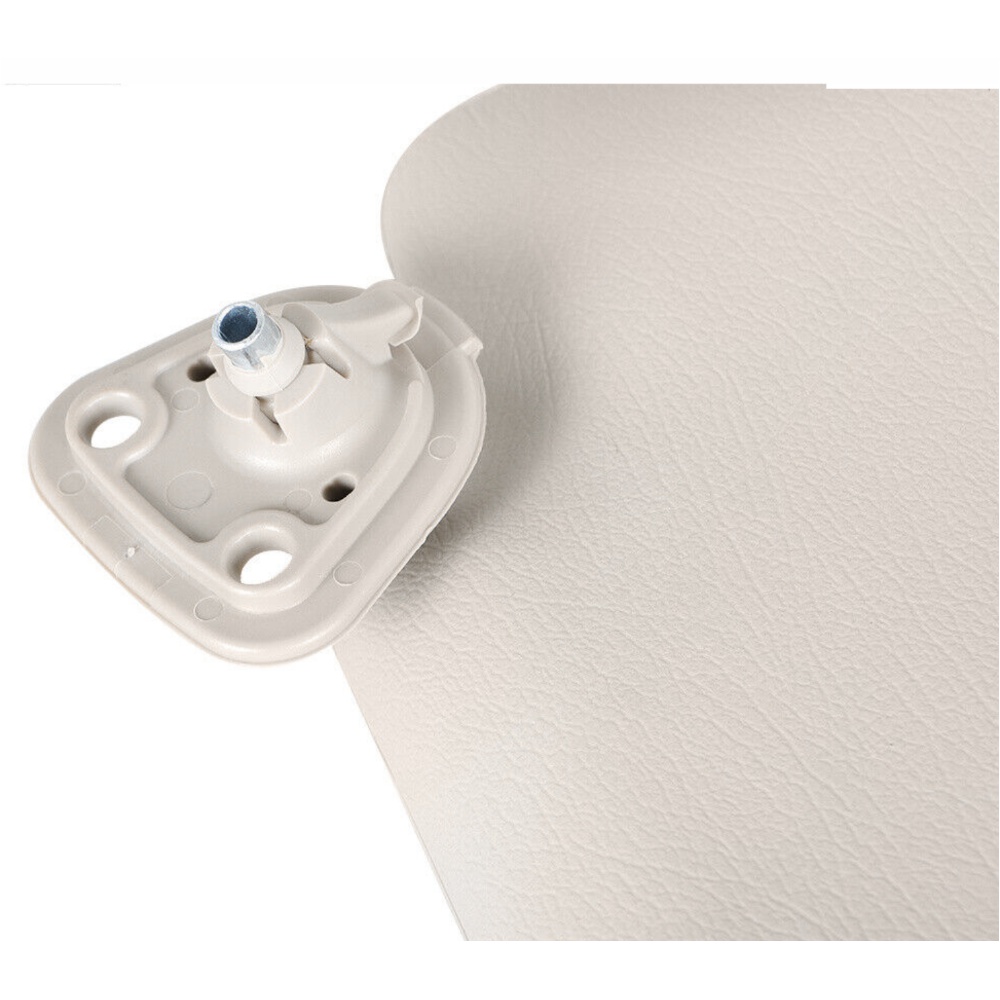 Left Driver Ivory Sun Visor With Mirrior For 2004-2007 Highlander Sport Utility