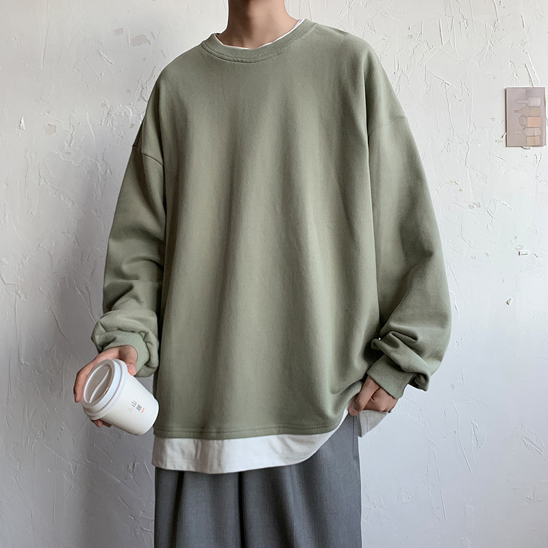 Thin Loose Round Neck Pullover T-shirt