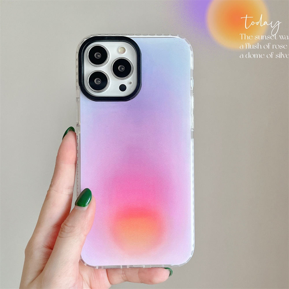 Ins Wind Colorful Gradient Mobile Phone Case
