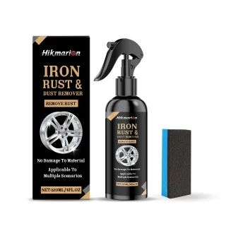Hikmarion Wheel Rust Remover Spray Effectively Cleans Metal Rust Stains Gently Without Damaging The Surface, Restoring Its Shine.