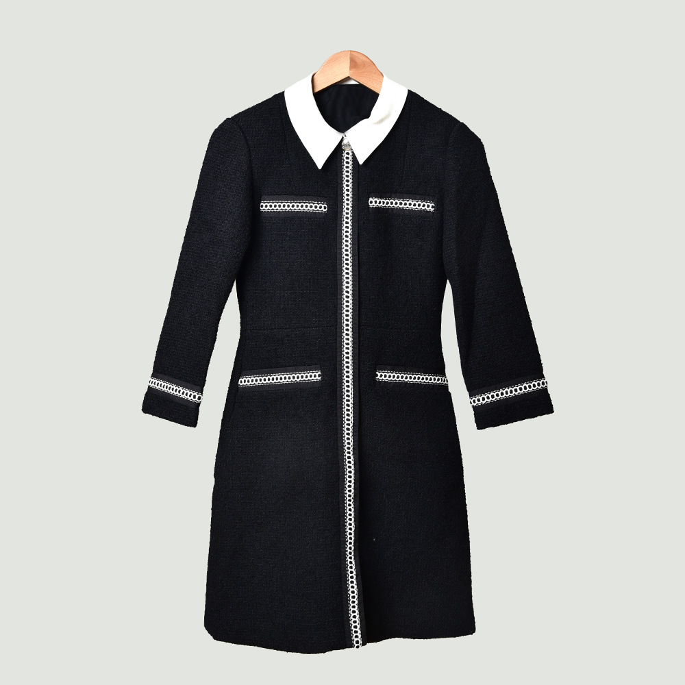 Tweed Small Fragrant High-waisted Dress