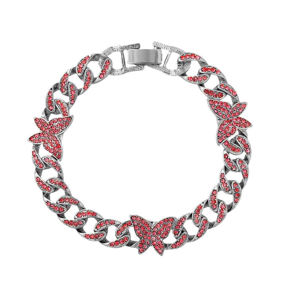 Pink Silver Plated