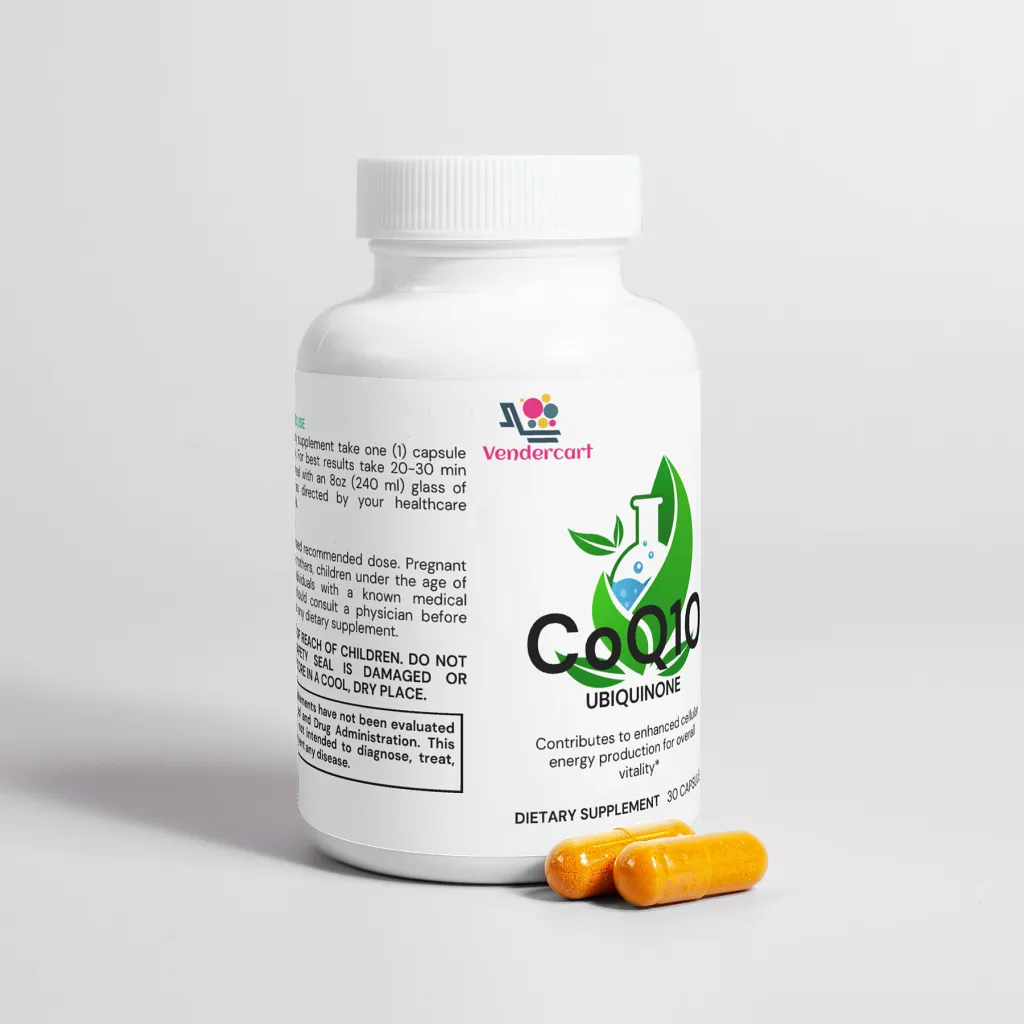 CoQ10 UBIQUINONE 30 CAPSULES - Coq10 Ubiquinone