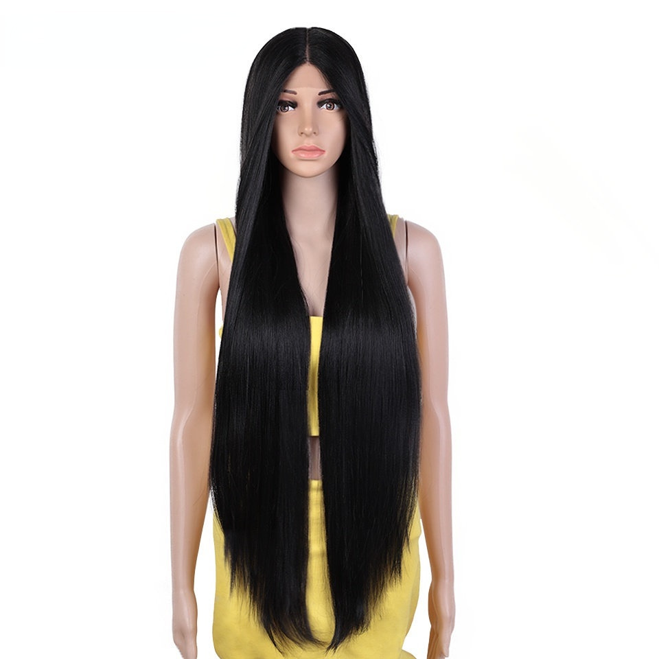 Title 2, Rebecca Dyed Chemical Fiber Long Straight Hair ...