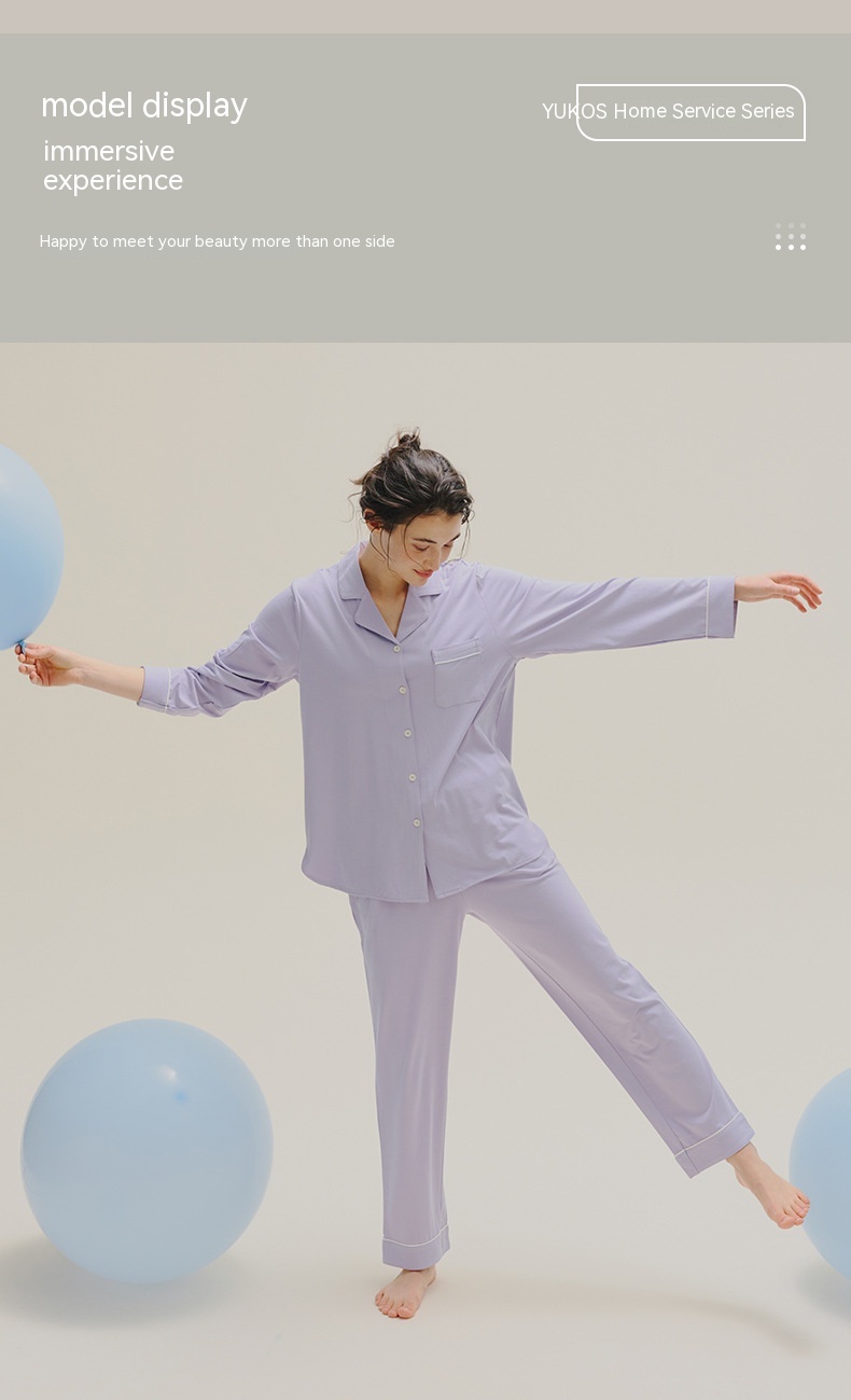 Title 6, Long Sleeve Cotton Homewear Suit