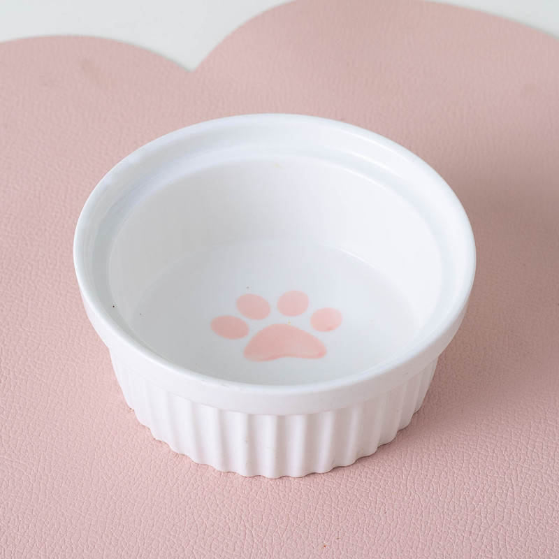 Single Bowl Claw Print pink