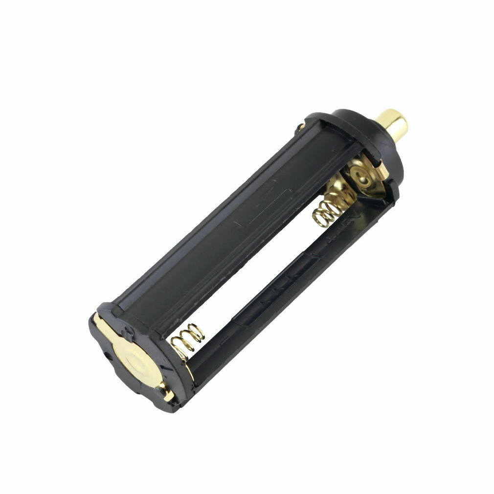 10pc 3 AAA Battery Holder Case Cylindrical Case Plastic For Flashlight Round Circular