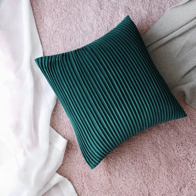 Modern Minimalist Model Room Sofa Bed Cushion Waist Pillow Forest Green - Shop at LoveMi
