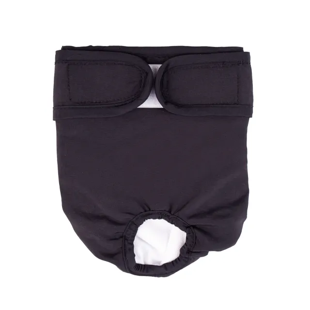 Pet Physiological Pants Dog Waterproof Menstrual Pants Velcro Black - Shop at LoveMi