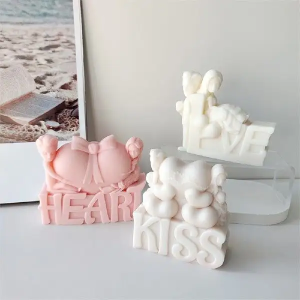 Valentine's Day Candle Mold DIY Chocolate Handmade