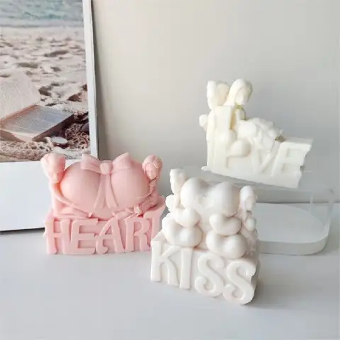 Valentine's Day Candle Mold DIY Chocolate Handmade Soap