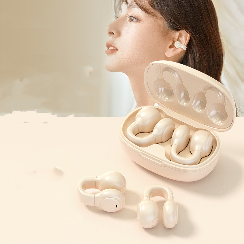 Wireless Clip Ear Bone Conduction Bluetooth Headset - Image 2