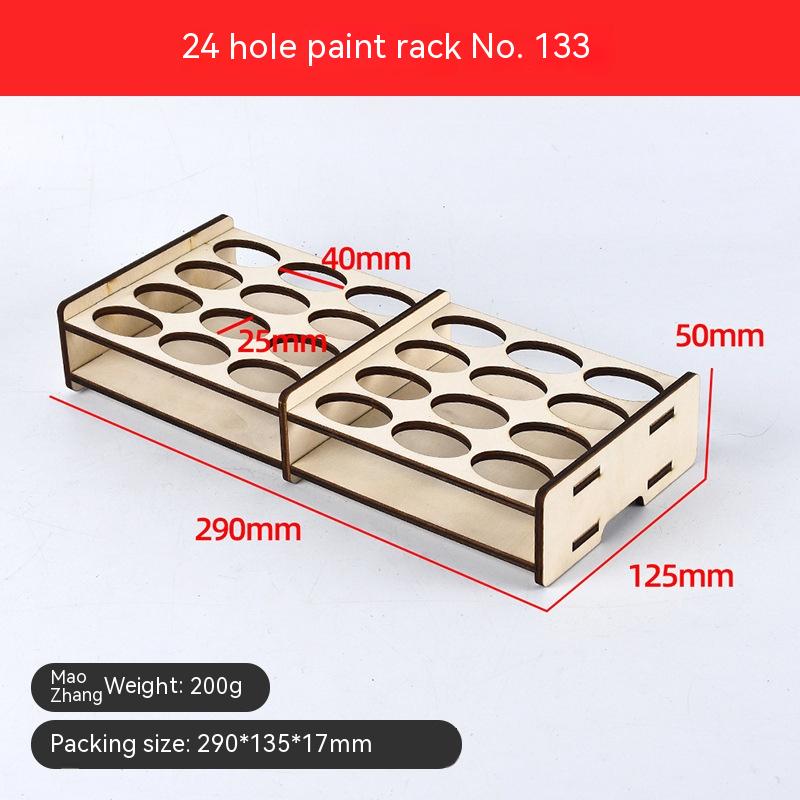 24 Holes Paint Rack No 133