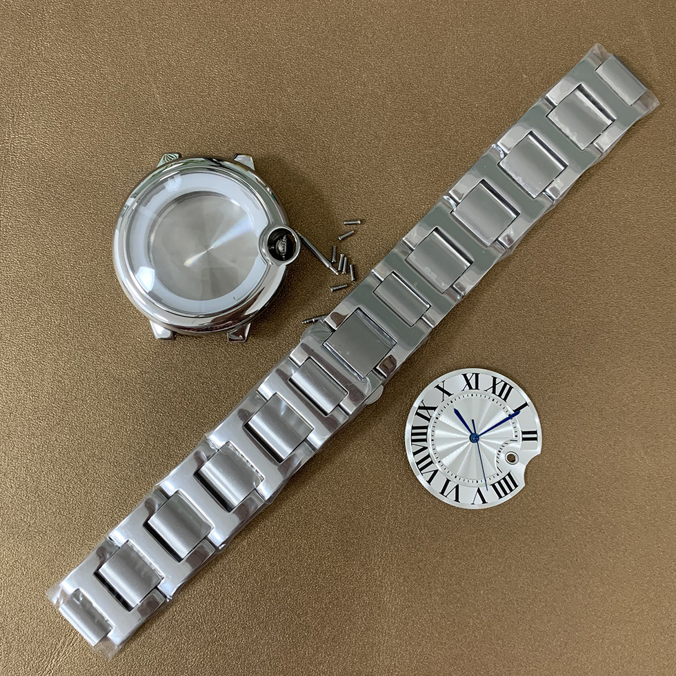 Title 1, 42mm Watch Case Stainless Steel Strap Literal P...