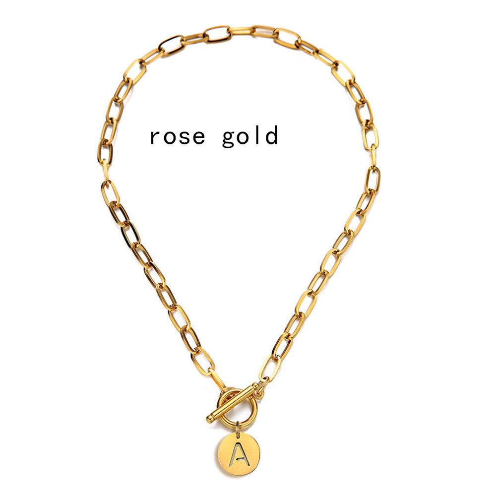 Capital 26 Letter Pendant Female Clavicle Chain