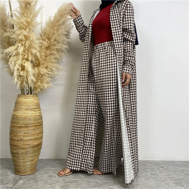 Title 7, Ensemble cardigan long et pantalon à poches en ...