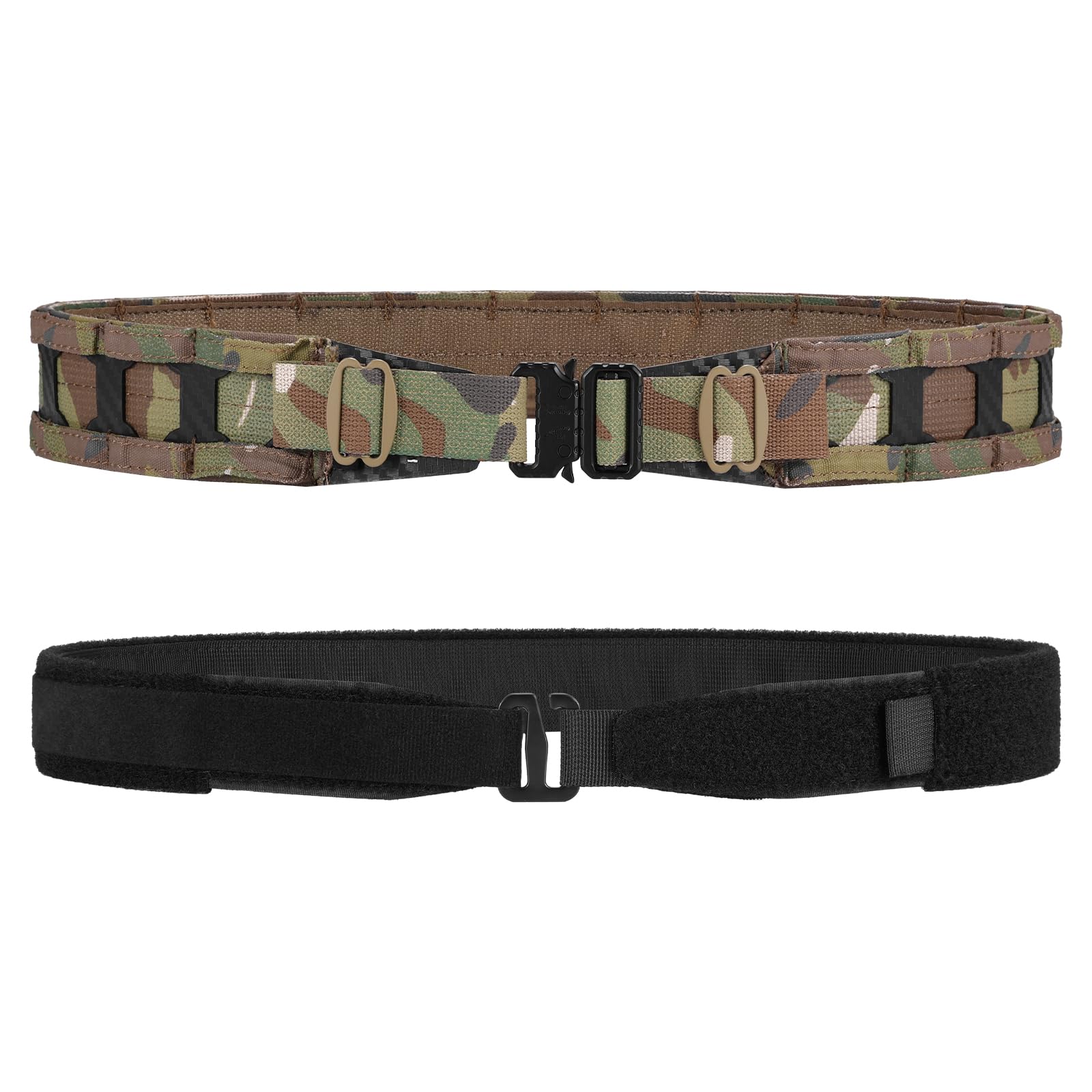 MOLLE Tactical Battle Belt with Quick Release Buckle. Superior fabrics material, quick-release buckle, inner/outer 2-belt system, tactical battle belt, brand promise.