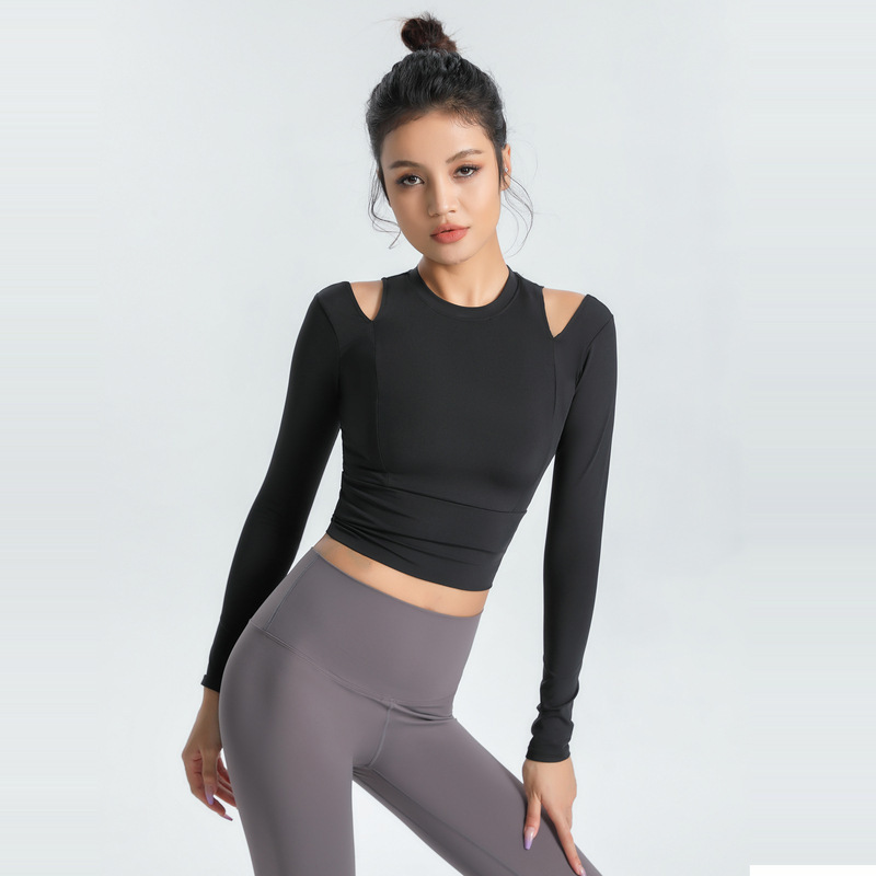 Sports Long Sleeve Elastic Slim Yoga Clothes