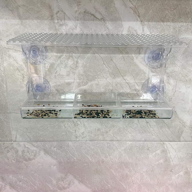 House Transparent Window Wild Bird Feeder Outdoor Removable Suction Cups — image 3