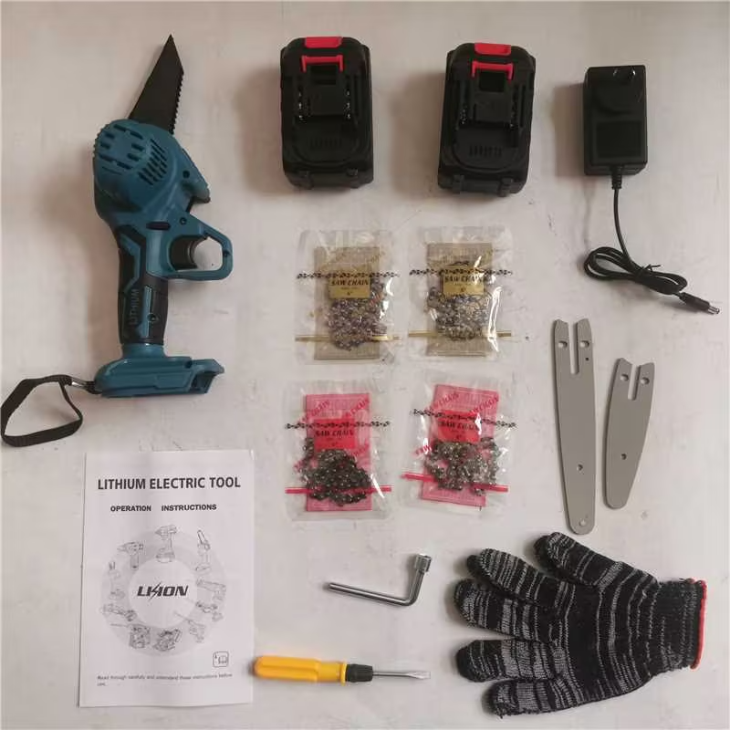 6 tronçonneuses sans fil rechargeables, coupe-bois