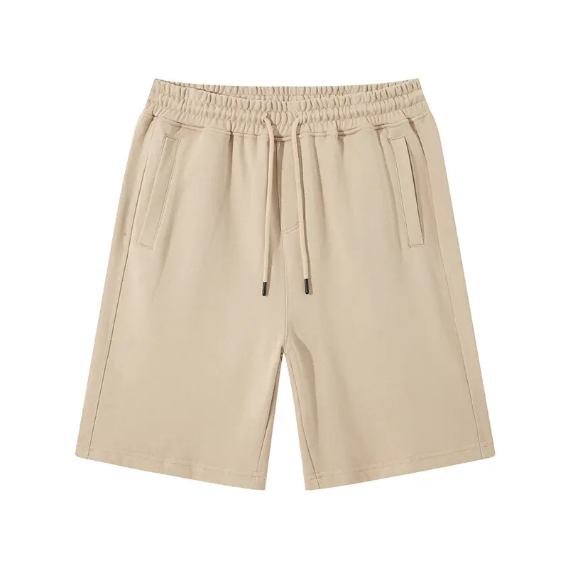 Terry Solid Color Shorts Japanese Harajuku Loose Casual Pants