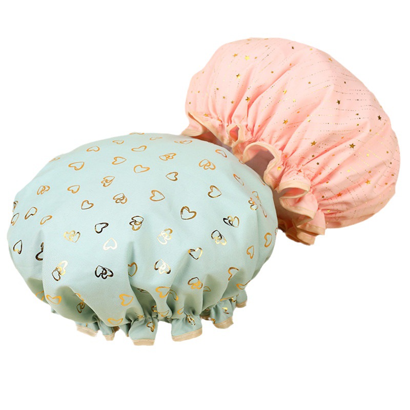 Title 4, Double Layer Waterproof Bath Headgear