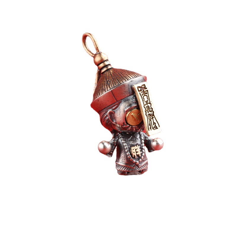 Title 1, Zombie Pendant Female S925 Silver Retro Persona...