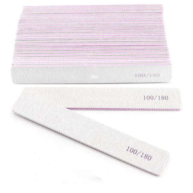 Nail File Gray Double Sided Polishing Strip True Nail Trimming Tool Rectangle - Shop at LoveMi
