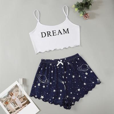 Title 1, Star Dream Vest Shorts Home Service Set