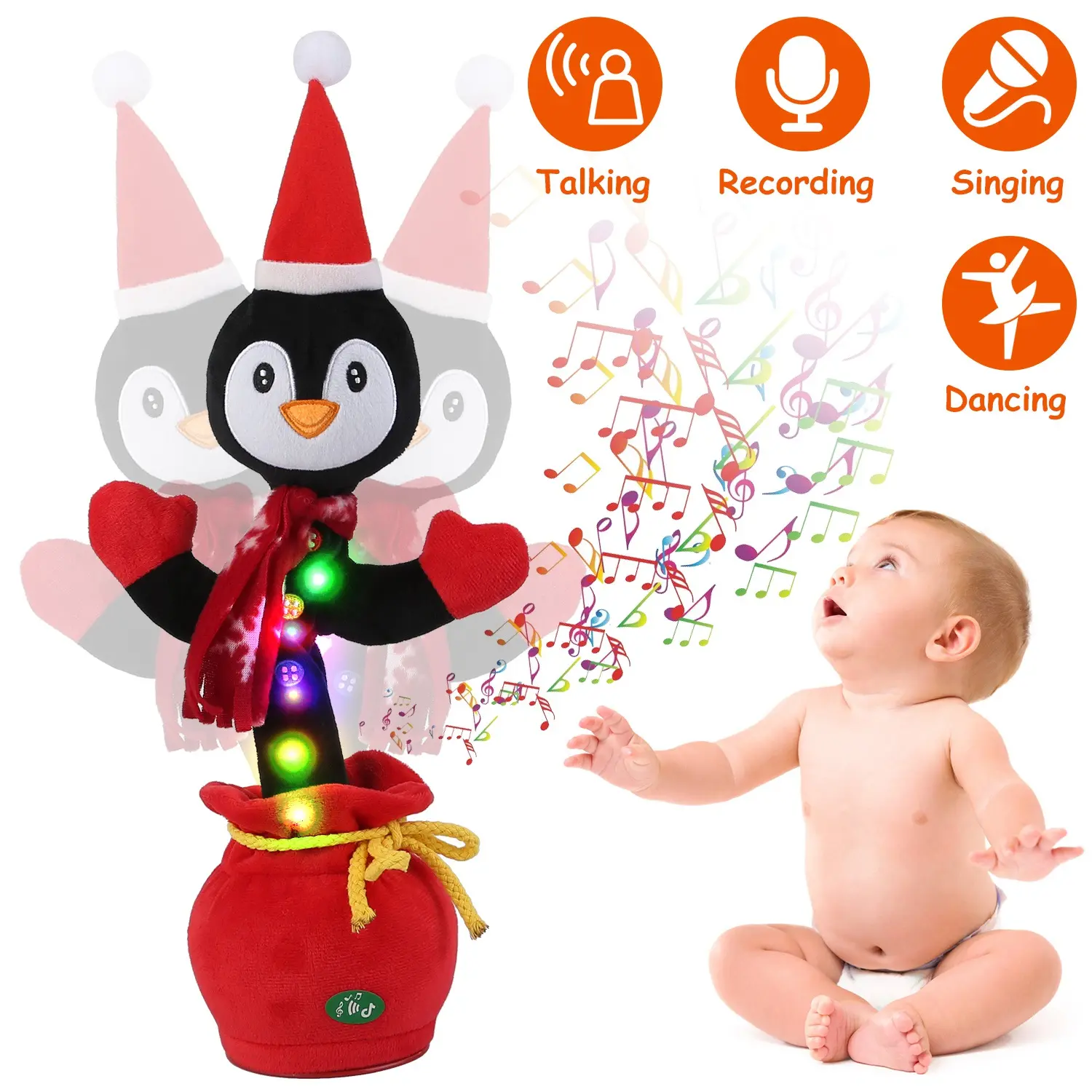 Penguin Or Elk Kid Electric Dance Toy