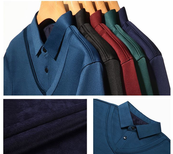 Long - Sleeve False Two Bottom Unlined Upper Garment Thin Turn - 22