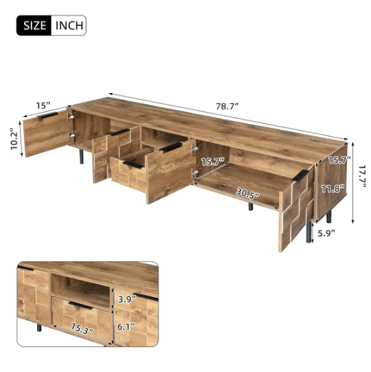 78 TV Stand for 85 75 65 Inch TV β photo 6