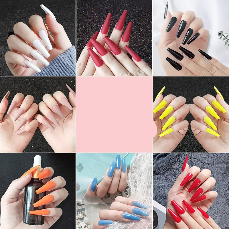 Matte Super Long Ballet Nail