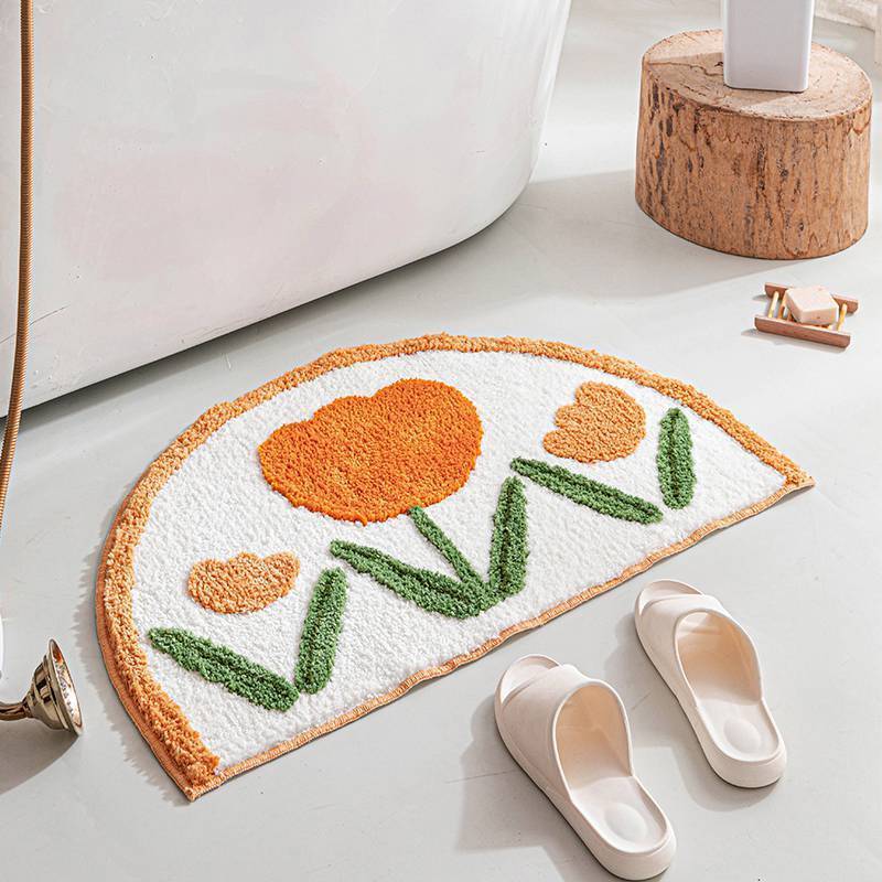 Thickened Non-slip Carpet Bathroom Toilet Toilet Door Mat
