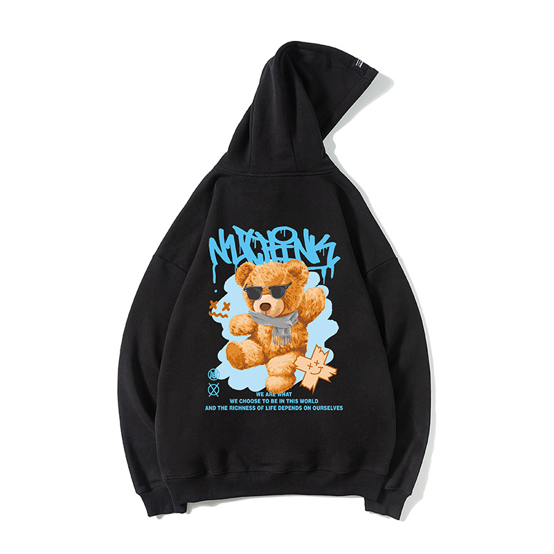 Add Fertilizer To Increase The Couple's Hooded Jacket