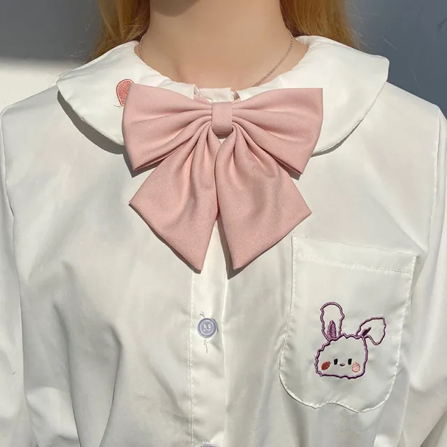 Department Female Student Sailors Wear Uniform Collegiate Bow Pink - Shop at LoveMi