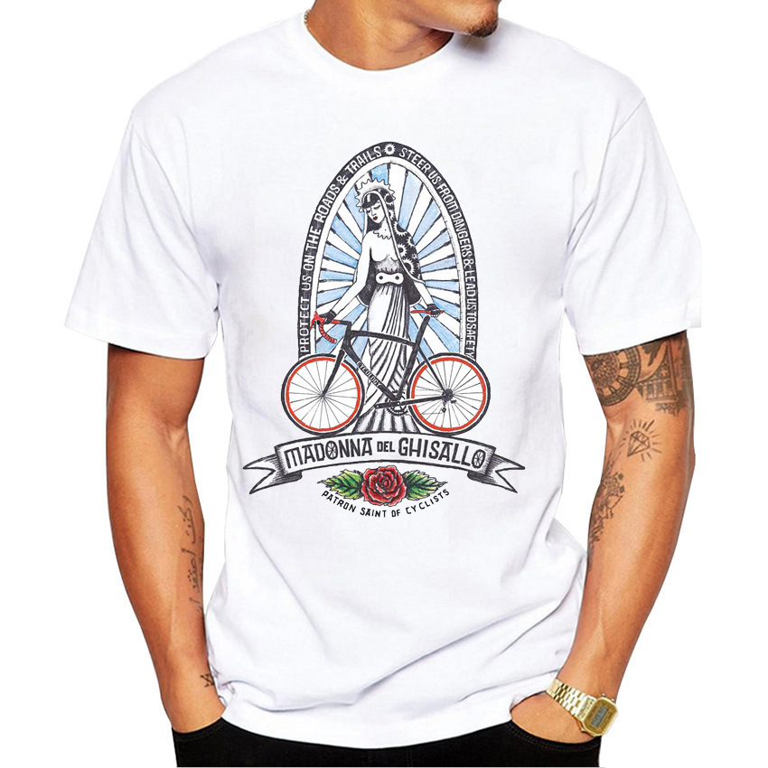 Title 19, Camiseta masculina com estampa retrô de bicicle...