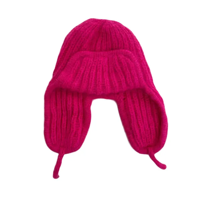 Beanie With Personalized Knitted Cuff Red - Shop at LoveMi