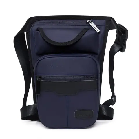 Men Waterproof Nylon LegsBag Thigh Hip Bags Fanny Pack